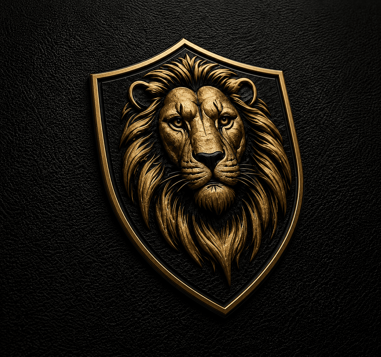 The SRVNT lion shield emblem